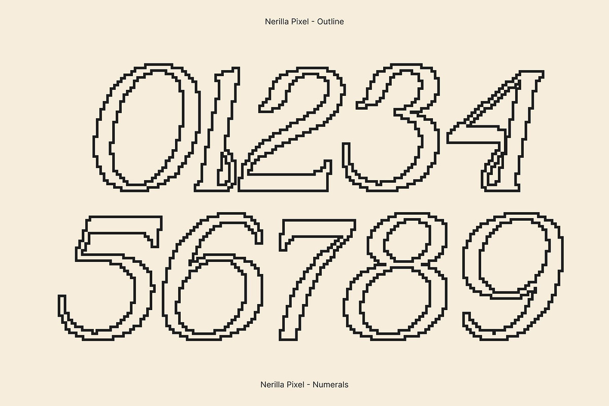 Nerilla Pixel, a Serif Font by Craft Supply Co. (Photo 7 of 8)