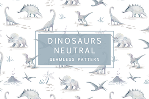 Dinosaurs Neutral Pattern