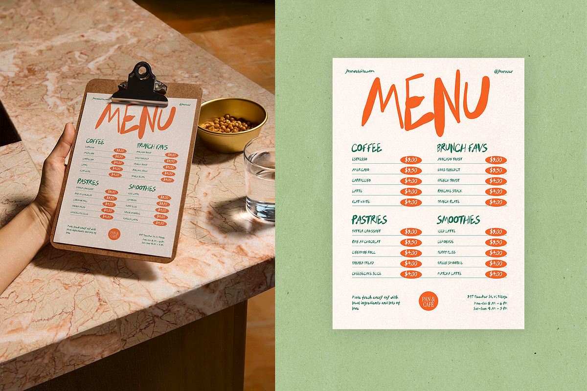 Matcha Morning – Playful Marker Font, a Handwritten Font by Nonceni (Photo 9 of 12)