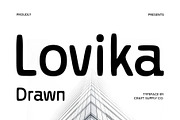 Lovika Drawn, a Sans Serif Font by Craft Supply Co. (Thumbnail 1 of 8)