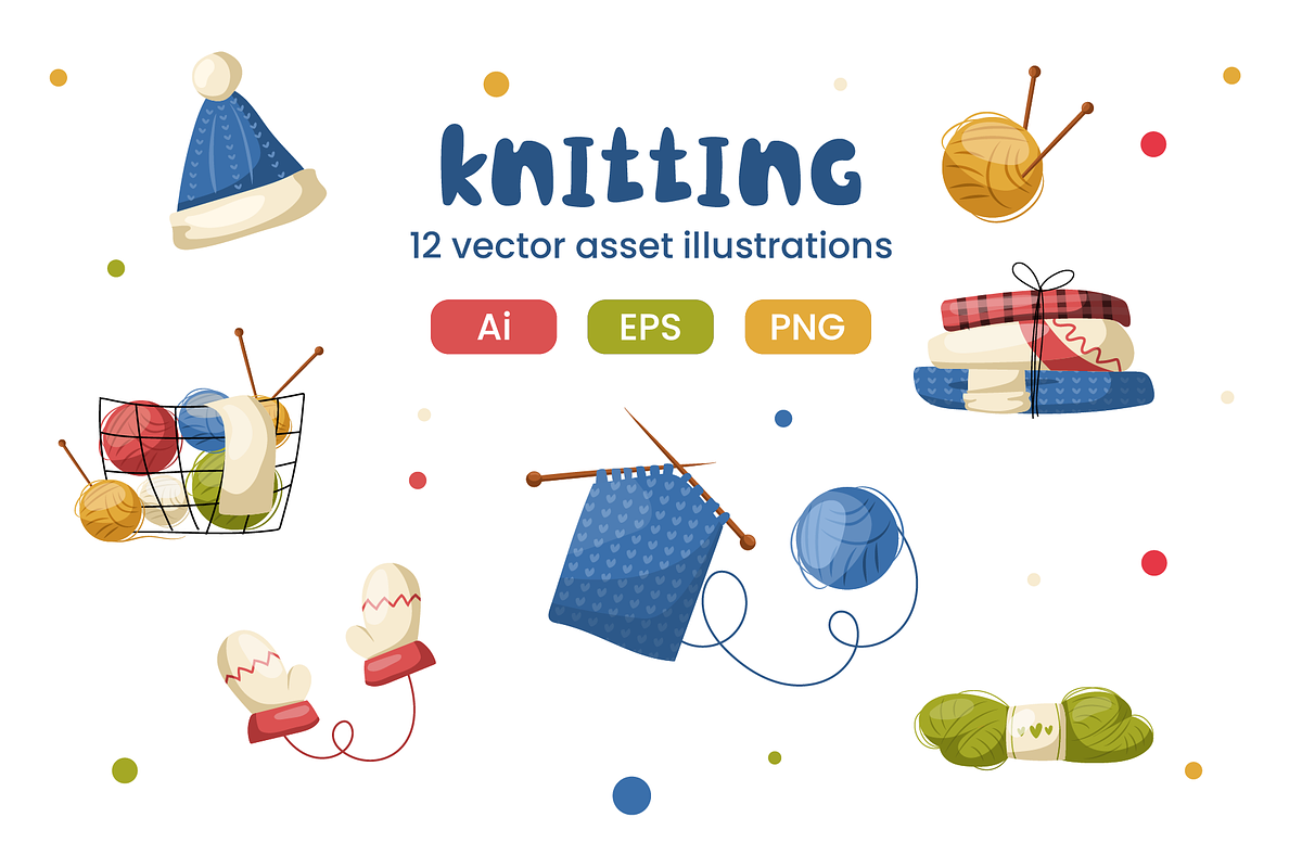 Knitting Icon Illustration, a Work Illustration by Artnivora.Std (Photo 1 of 4)