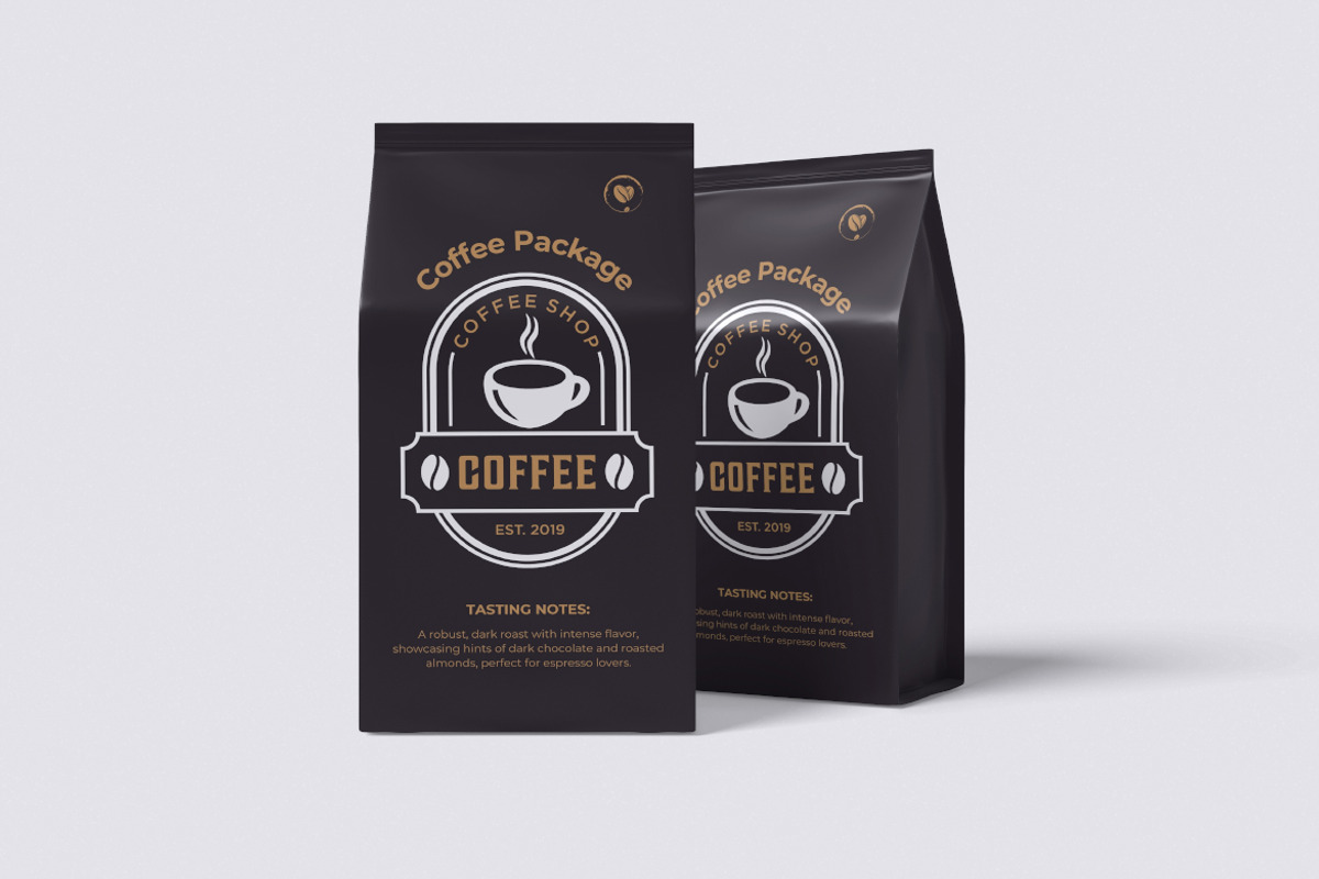 Coffee Package Mockup Bundle Set, a Packaging Mockup by Rielismee (Photo 5 of 5)