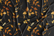 GOLDEN PLANTS leaves and flowers, a Decorative Illustration by Yuliia Lashevska (Thumbnail 2 of 12)