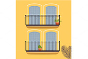 12 building facades. VECTOR, a Food Illustration by Natalka Dmitrova art (Thumbnail 1 of 14)
