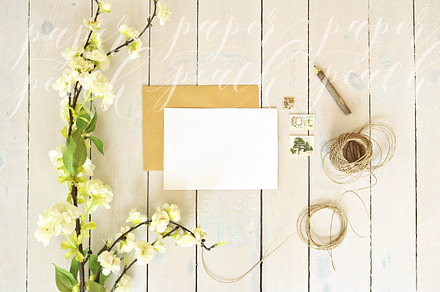 Rustic Card Mock Up