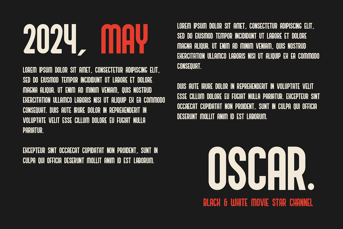 Andreash - Modern Condensed Typeface, a Sans Serif Font by Krakenbox Studio (Photo 2 of 8)