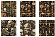Steampunk Digital Papers, a Pattern Graphic by CreationArt (Thumbnail 7 of 7)