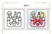 Cozy Girly Coloring Pages, a Decorative Illustration by Ink Gallery (Thumbnail 6 of 9)