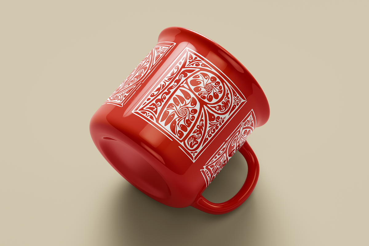 Medieval Initials. Gothic Drop caps, a Blackletter Font by kaer_shop (Photo 12 of 12)