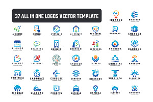 37 All in One Logos Vector Template, a Branding & Logo Template by Design_Planet