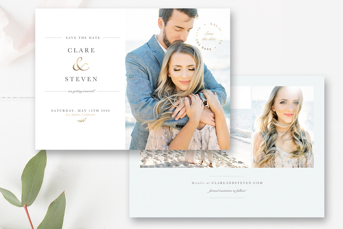 Save the Date Card With Pictures, an Invitation Template by By Stephanie Design (Photo 4 of 4)