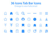 iOS Tab Bar Icons - Essential Pack, a Solid Icon by Sarunw (Thumbnail 2 of 3)