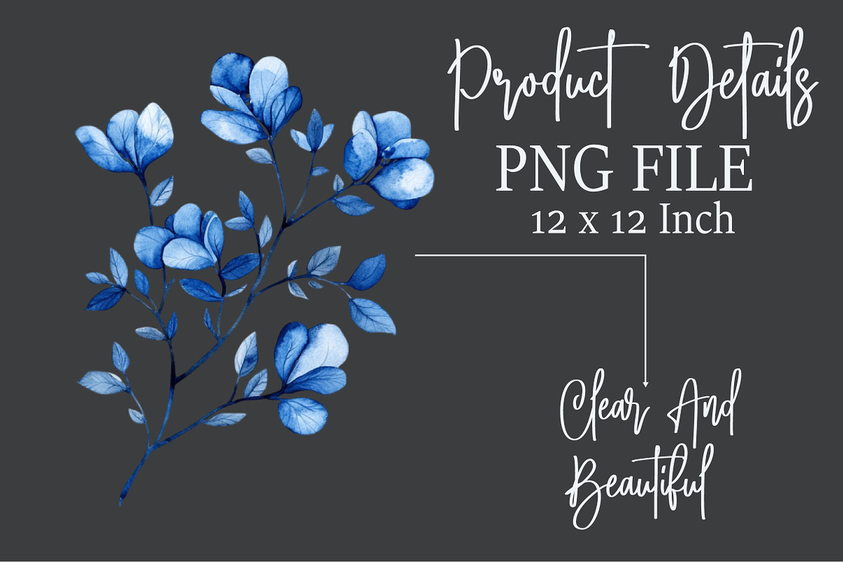 Blue Ink Elements Clipart, an Illustration by Rose Art (Photo 5 of 5)