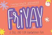 FriYAY, a Handwritten Font by MTK Studio (Thumbnail 1 of 6)