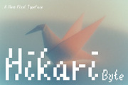 Hikari Byte - Pixel Font, a Sans Serif Font by HipFonts (Thumbnail 1 of 8)