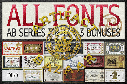 Artifact Bazaar ALL FONT Collection