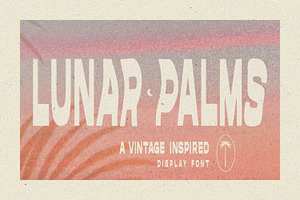 LUNAR PALMS Font