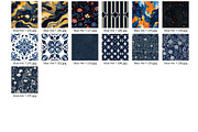 37 seamless blue modern pattern, a Pattern Graphic by ARTOZEN DIGITAL (Thumbnail 15 of 15)