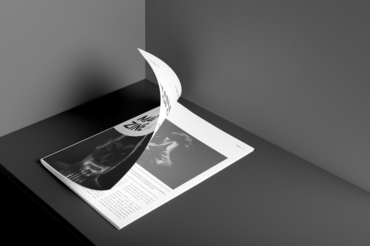 Magazine Template, a Magazine Template by DesignCrest (Photo 4 of 13)