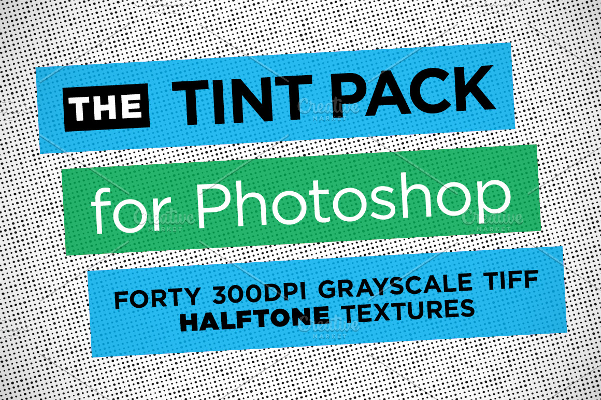Halftone Photoshop Tint Pack preview 6