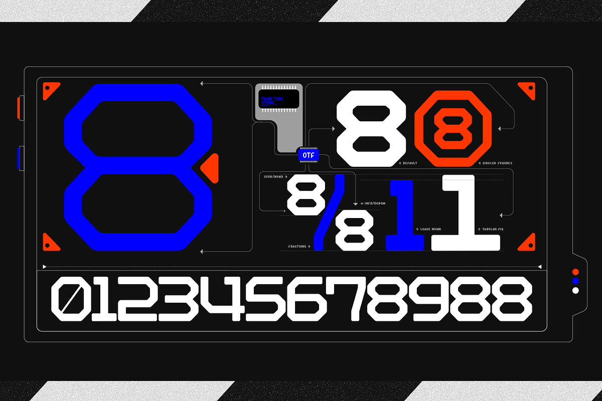 RQND Pro 2 - Type System (20 fonts ), a Sans Serif Font by Tondi Type Studio (Photo 4 of 25)