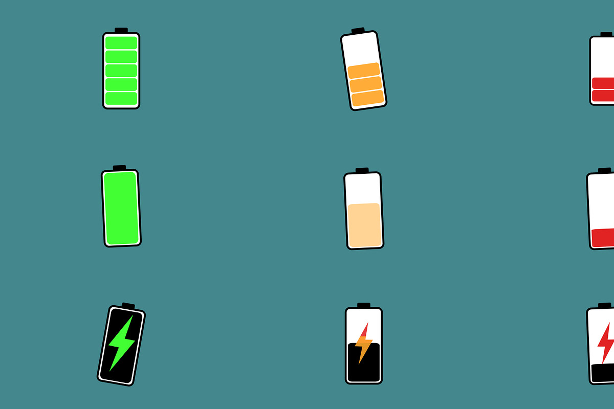 Battery Levels | Motion Graphics, a Graphic by FlashFXbox (Photo 1 of 2)