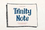 Trinity Note | Natural Handwritten, a Handwritten Font by gracetype_studio (Thumbnail 1 of 12)