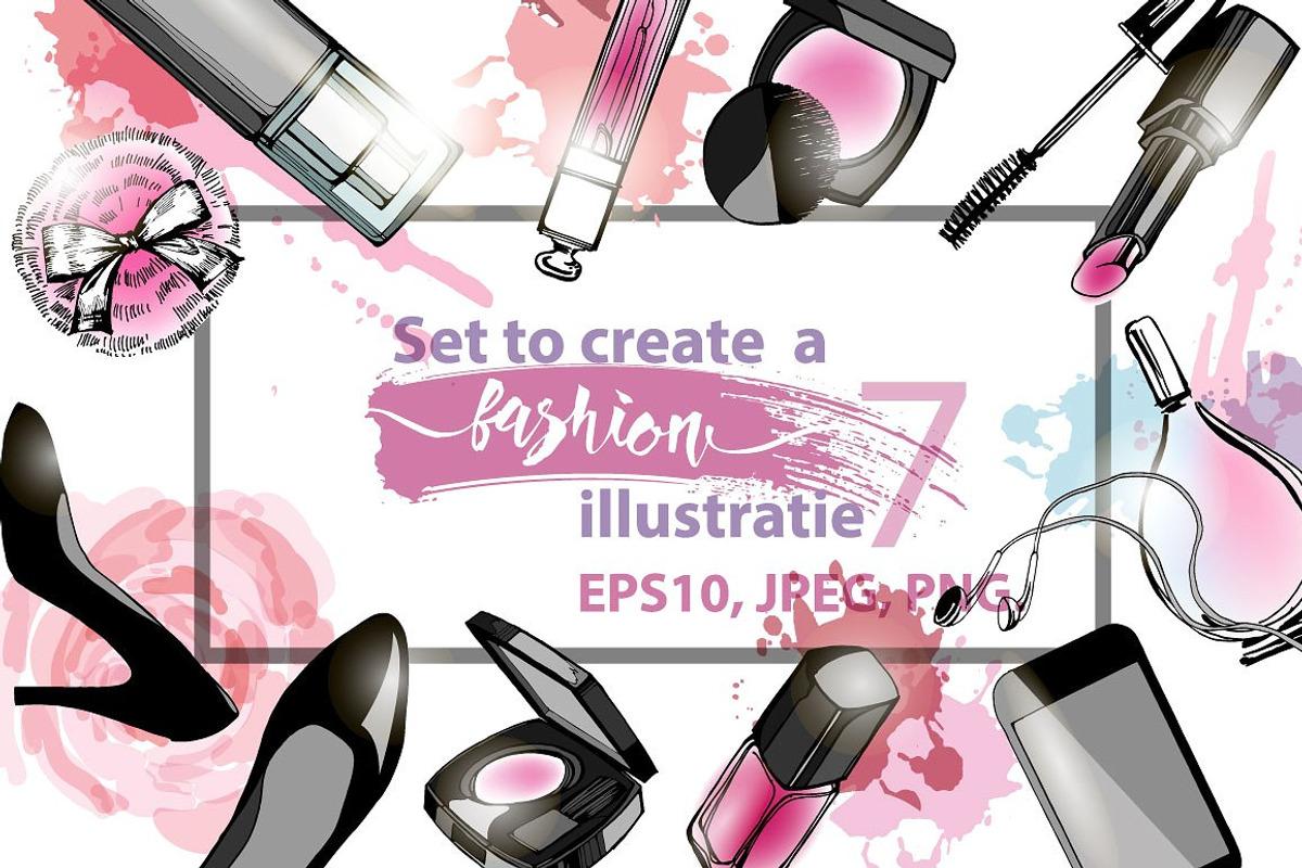 Fashion  Bundle, a Decorative Illustration by Gulnara Khadeeva (Photo 6 of 9)