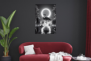 Black Flamingo Wall Art Bundle, a Graphic by Raven&RoseStudio (Thumbnail 8 of 9)