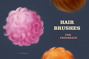 HAIR Procreate brushes, a Brush Add-On by Spark Studio Brushes (Thumbnail 6 of 7)