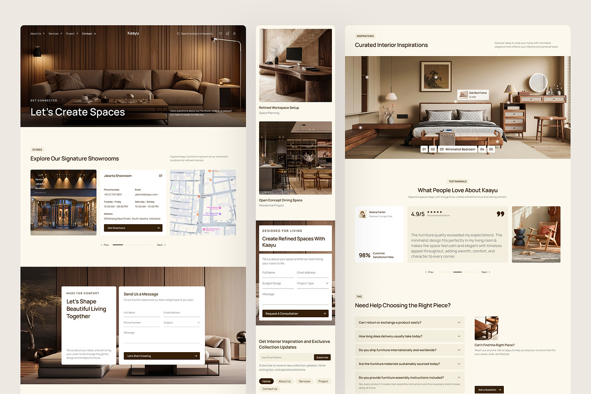 Kaayu - Furniture Website UI Figma, an UI Kit Template by peterdraw (Photo 6 of 7)