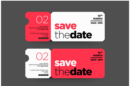 Save The Date Invitation Template, a Background Graphic by Orange Graphics