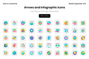 Arrows and Infographic Icons, a Solid Icon by Wencory (Thumbnail 2 of 2)