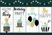 Party cards and flyers big set, a Decorative Illustration by Happiestsim (Thumbnail 5 of 13)