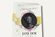 Funeral Program Template I Canva, an Invitation Template by The Social Stuff (Thumbnail 1 of 10)