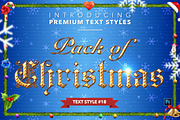 Christmas Pack #1 - Text Styles, a Layer Style Add-On by Jonas Stensgaard (Thumbnail 19 of 23)