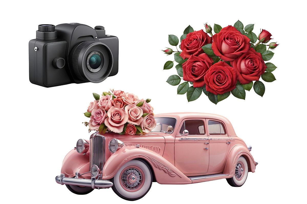 Wedding Png Elements, an Object Graphic by Black Spade Design (Photo 4 of 6)