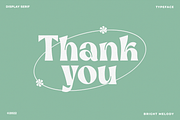 Bright Melody A Display Typeface, a Serif Font by zeenesia (Thumbnail 18 of 18)