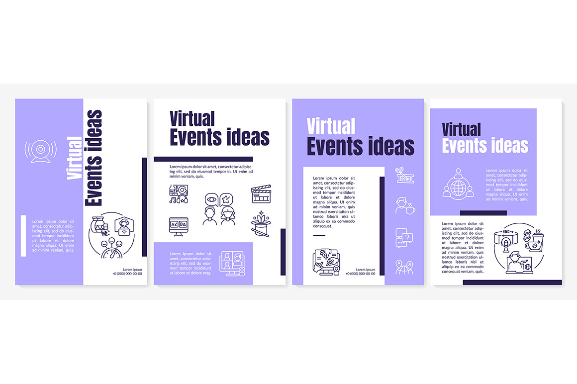 Virtual events ideas brochure, a Brochure Template by IMG Visuals
