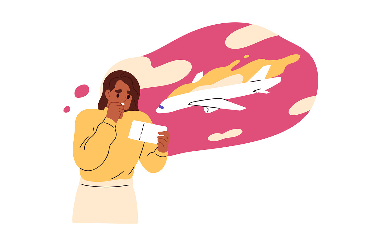 People with phobias & fears concept, a Person Illustration by Good Studio (Photo 3 of 14)