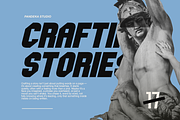Gagon - Bold Condensed Display Font, a Sans Serif Font by Pandeka Studio (Thumbnail 5 of 9)