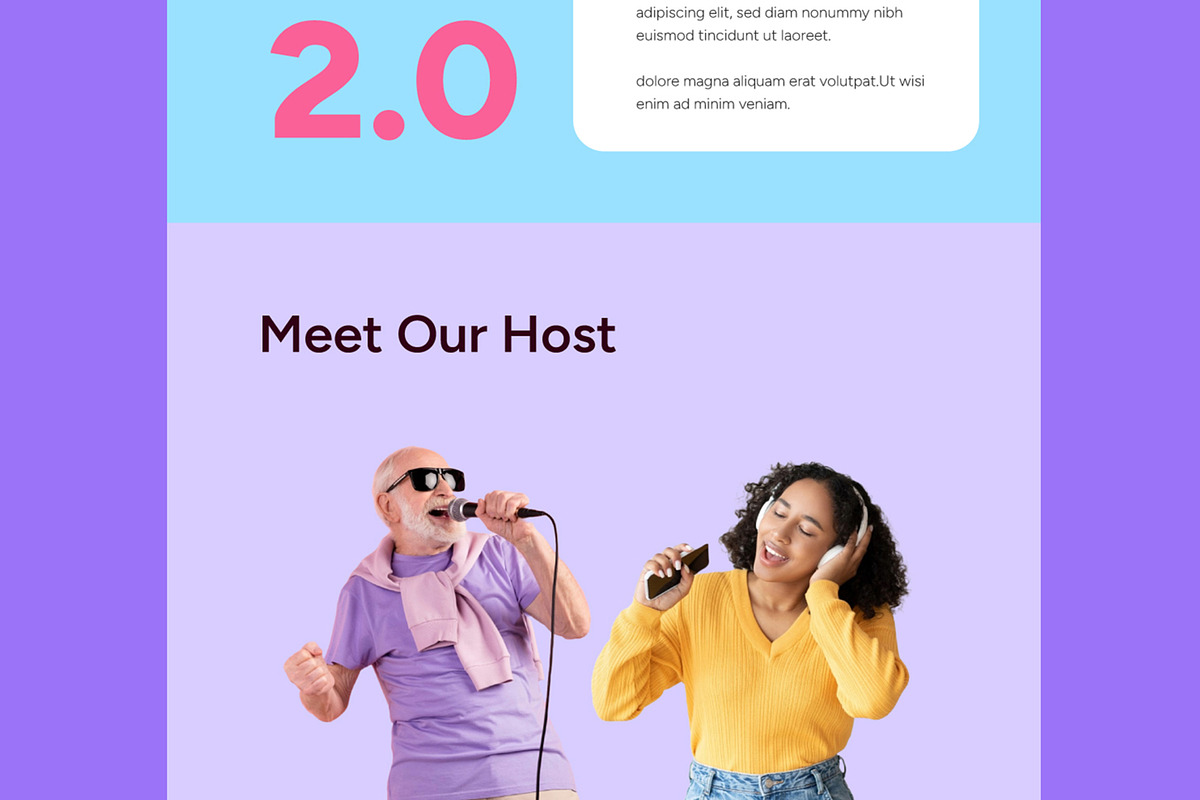 Podcast Music Landing Page, a Landing Page Template by ContestDesign (Photo 4 of 6)