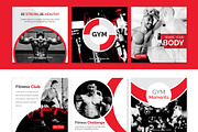 Gymnasium Social Media Pack, a Social Media Template by ZAAS (Thumbnail 5 of 5)