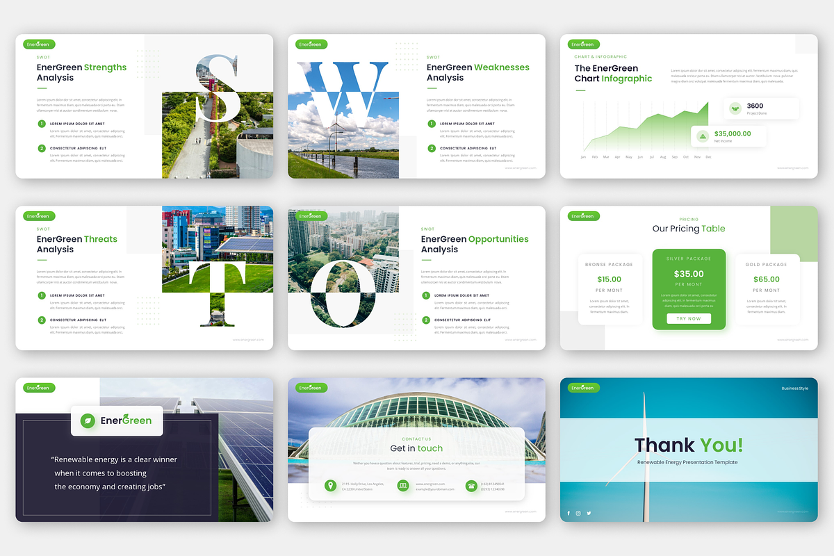 Energreen – Renewable Energy, a Presentation Template by Monsgraph Creative Studio (Photo 2 of 5)