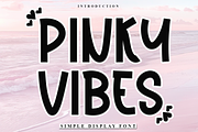 Pinky Vibes, a Handwritten Font by FreshTypeINK (Thumbnail 1 of 8)