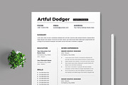 Resume Template, a Resume Template by MightyDesign (Thumbnail 2 of 10)