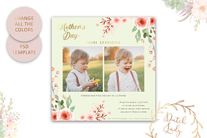 PSD Photo Session Card Template 37