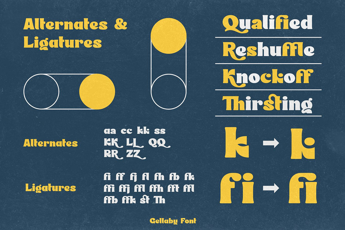 Gellaby Font, a Serif Font by Asenbayu (Photo 11 of 12)