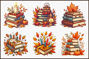 Autumn Books Sublimation Clipart Bun, an Illustration by Sublimation Artist (Thumbnail 3 of 6)