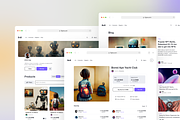 NFT Website, an UI Kit Template by Julia Shagofferova (Thumbnail 8 of 13)